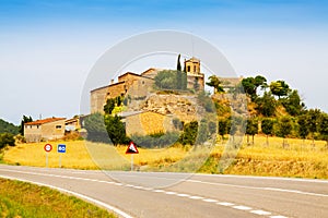 Old catalan village. Castellar de la Ribera photo