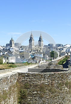 OLD CATHEDRAL IN MONDOÃ‘EDO, LUGO