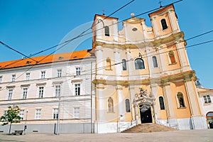 Old Cathedral of Saint John of Matha and Saint Felix of Valois in Bratislava, Slovakia