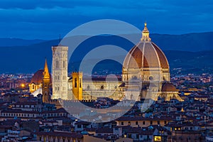 Old Cathedral of Santa Maria del Fiore. Florence photo