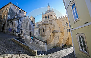 Old Cathedral or Se Velha of Coimbra, Portugal