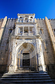 Old Cathedral or Se Velha of Coimbra, Portugal