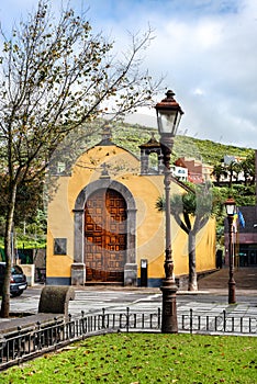 Old Catholic church in La Laguna. Tenerife. Canary Islands. Spain