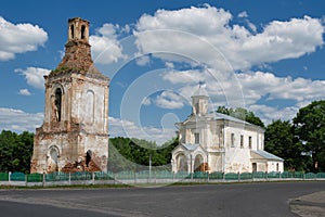 Old catholic church of St Peter and Paul in Novodevyatkovichi, Slonim district, Grodno region, Belarus