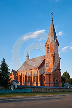 Old catholic church of St Vladislav in Subbotniki, Grodno region, Belarus