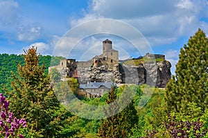 Old Catle Under the Blue Sky