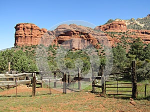 Old cattle corral in Sedona