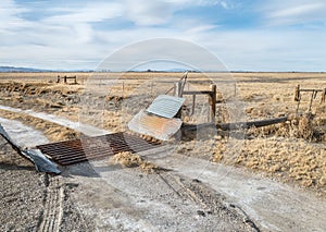 Old cattle guard