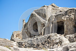 Old cave city Uplistsikhe in Caucasus region, Georgia