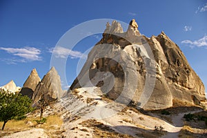 Old caves in Cappadocia, Turkey