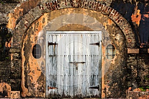 Old cellar doors