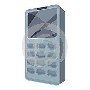 Old cellphone icon, cartoon style