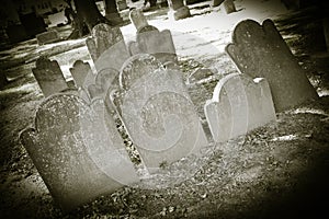 Old Cemeteries - Tombstone Closeups photo