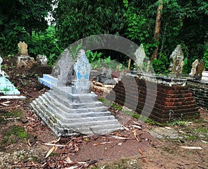 old cemetery of the ancestors of the residents of Enggalwangi village, Palasah sub-district, Majalengka district, Indonesia