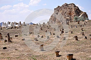 Old Cemetery, Cappadocia Rock Formations, Red Rose Valley, Goreme, Turkey