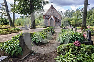 Old cemetery in Poland