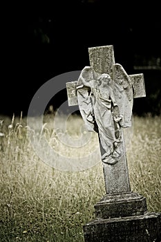 Old cemetery sculpture