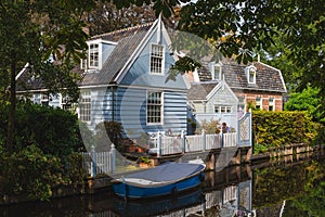 In old centre of Broek in Waterland village