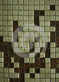 Old ceramic tile