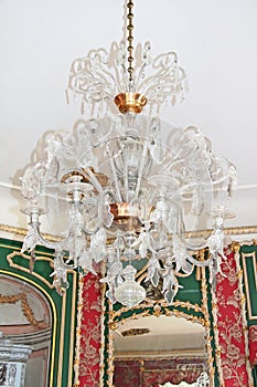 Old chandelier.