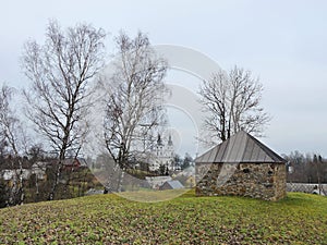 Old chapel on hill, Lithuania