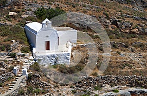 Old chapel at Syros island, Greece