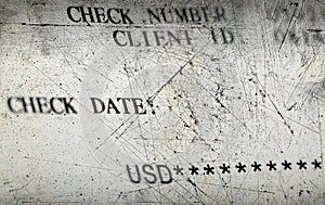 Old check