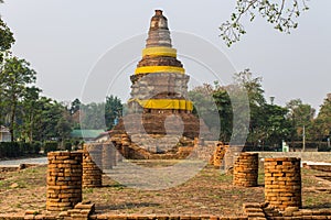 Old Chedi in Wiang Kam, Ancient City