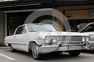 The old Chevrolet car