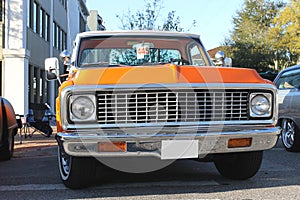 Old Chevrolet Truck at the car show