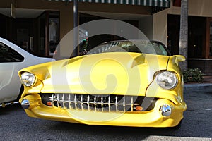 Old Chevy Corvette car