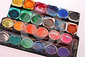 Old childrens paint set