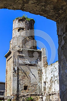 An old chimney.