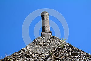 Old chimney in Peyrusse le Roc