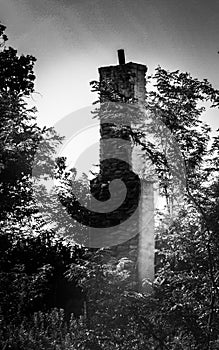 Old Chimney Remains in North Carolina