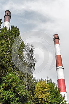 Old chimneys Silesia