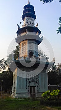 Old Chinese clock tower Bangkok