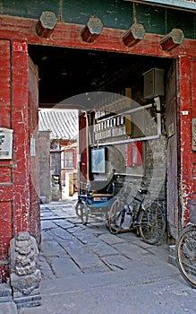 Old Chinese courtyard