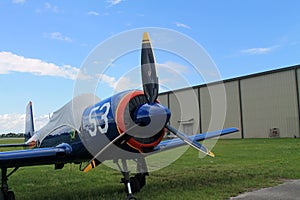 Old Chinese fighter plane