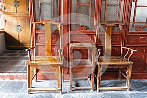 Old Chinese Style Interior furniture