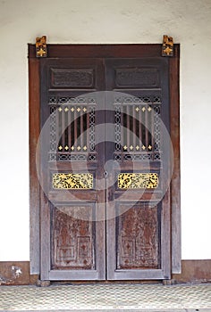 Old chinese wooden door