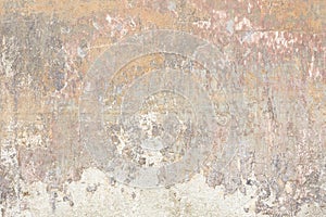 Old chipped and faded wall texture background