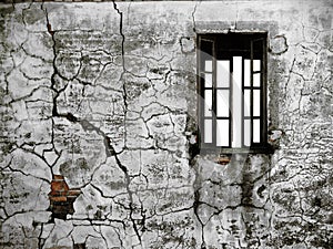 Old chipped wall