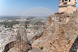 The old chitargarh fort in India photo