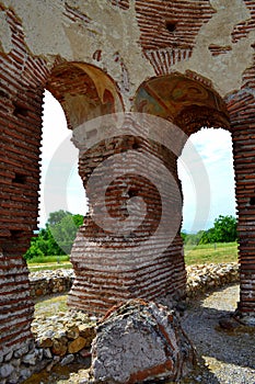 Old christian church ruins