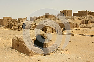 Christian Coptic necropolis at Al-Bagawat