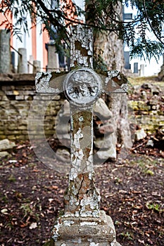 Old Christian cross