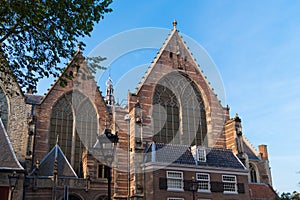 Old church in Amsterdam, netherlands