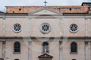 Old church, ancien church in Rome photo