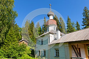 Old church on Anzersky Island,